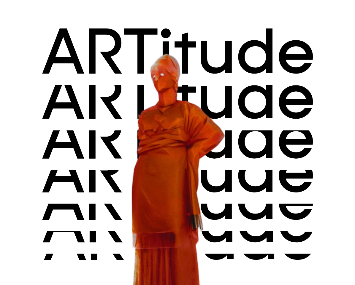 ARTitude. Art peice, artists and 3d virtual reality gallery (VR), augmented reality (AR) artwork product selling platform.