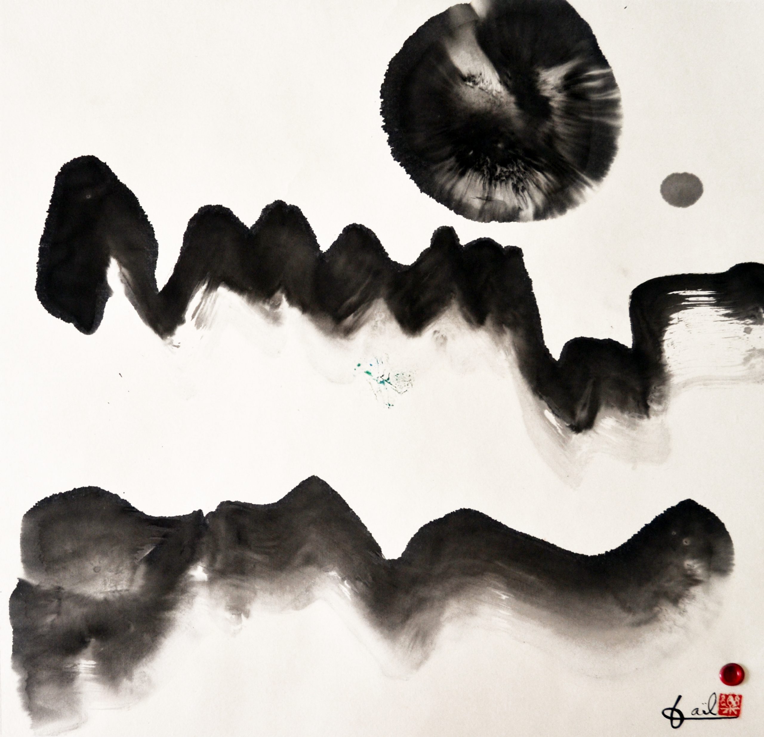 ARTitude product "The united shadow of a nocturnal thought" by artist Gaël de Kerguenec.