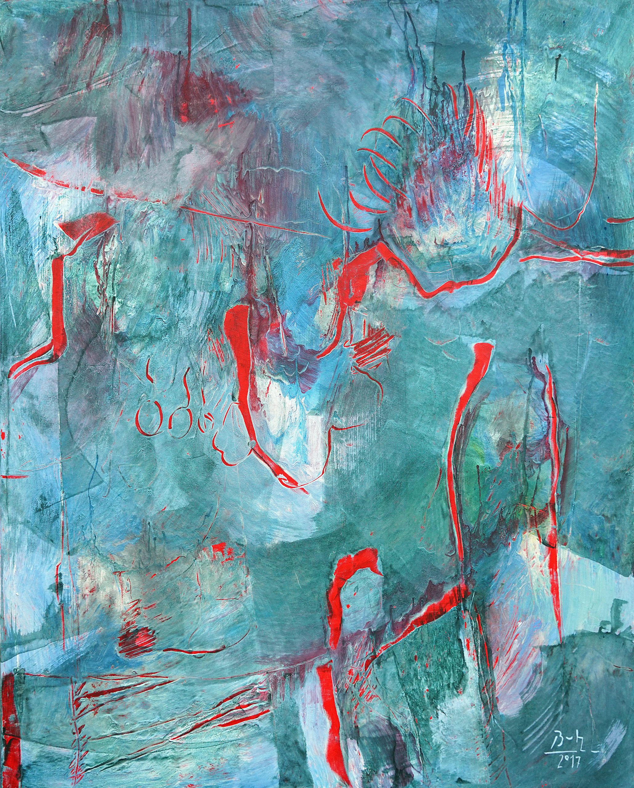 ARTitude product "Riflessi in Rosso" by artist Rudolf Butz.