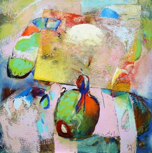 ARTitude product "With Apple" by artist Rudolf Butz.