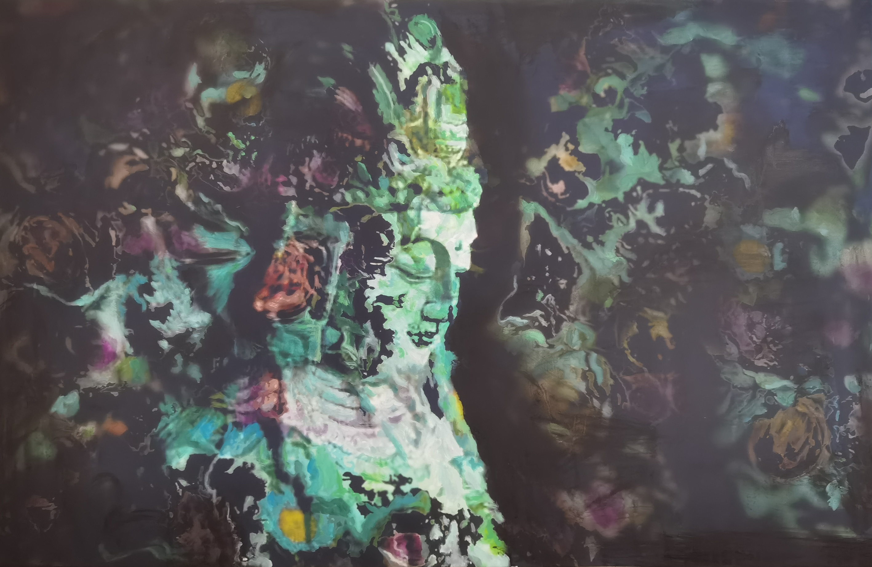 Artitude product "Blue Guānyīn" by artist Wang Tiantian.