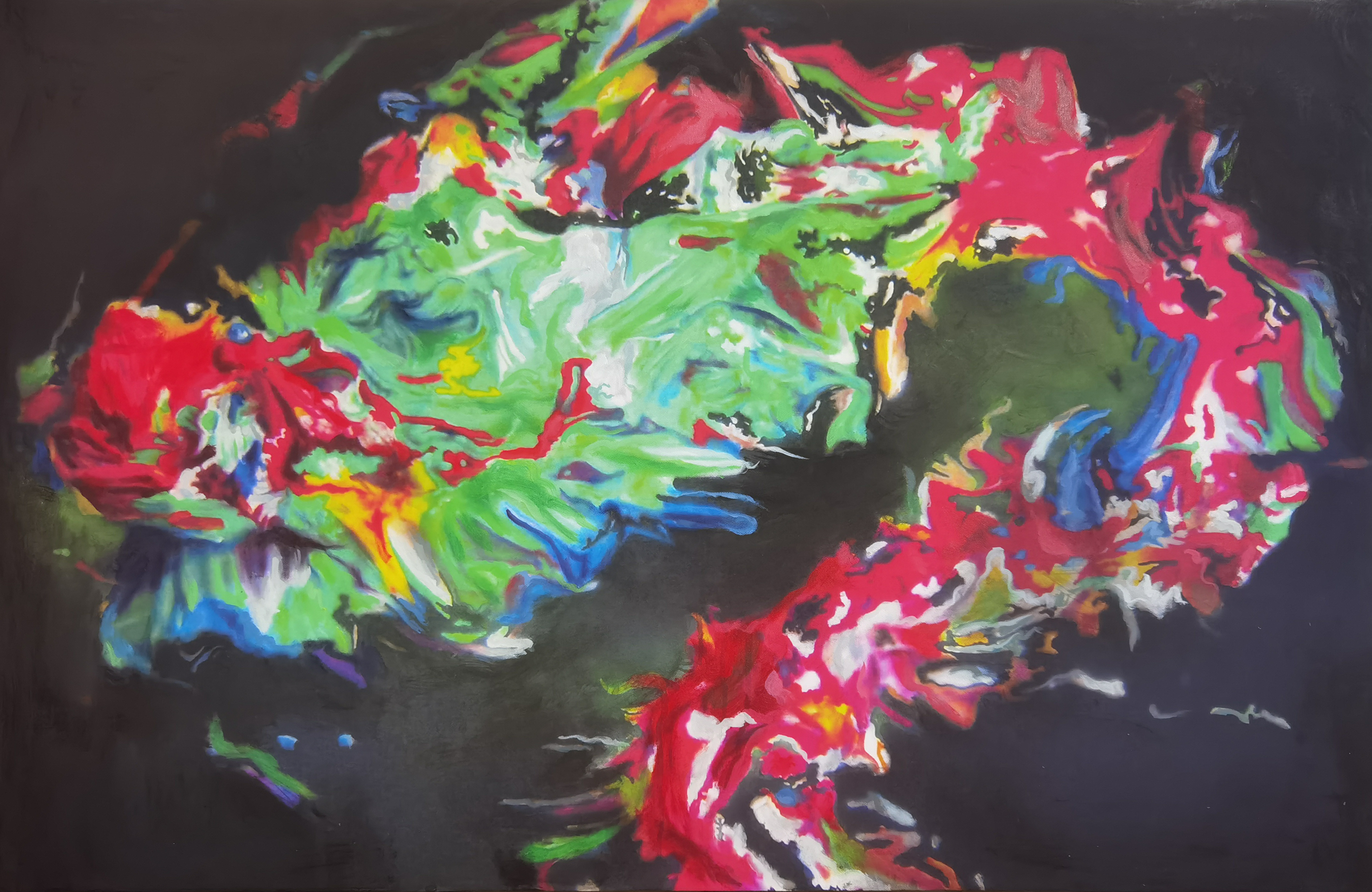 Artitude product "Spattering Dragon" by artist Wang Tiantian.