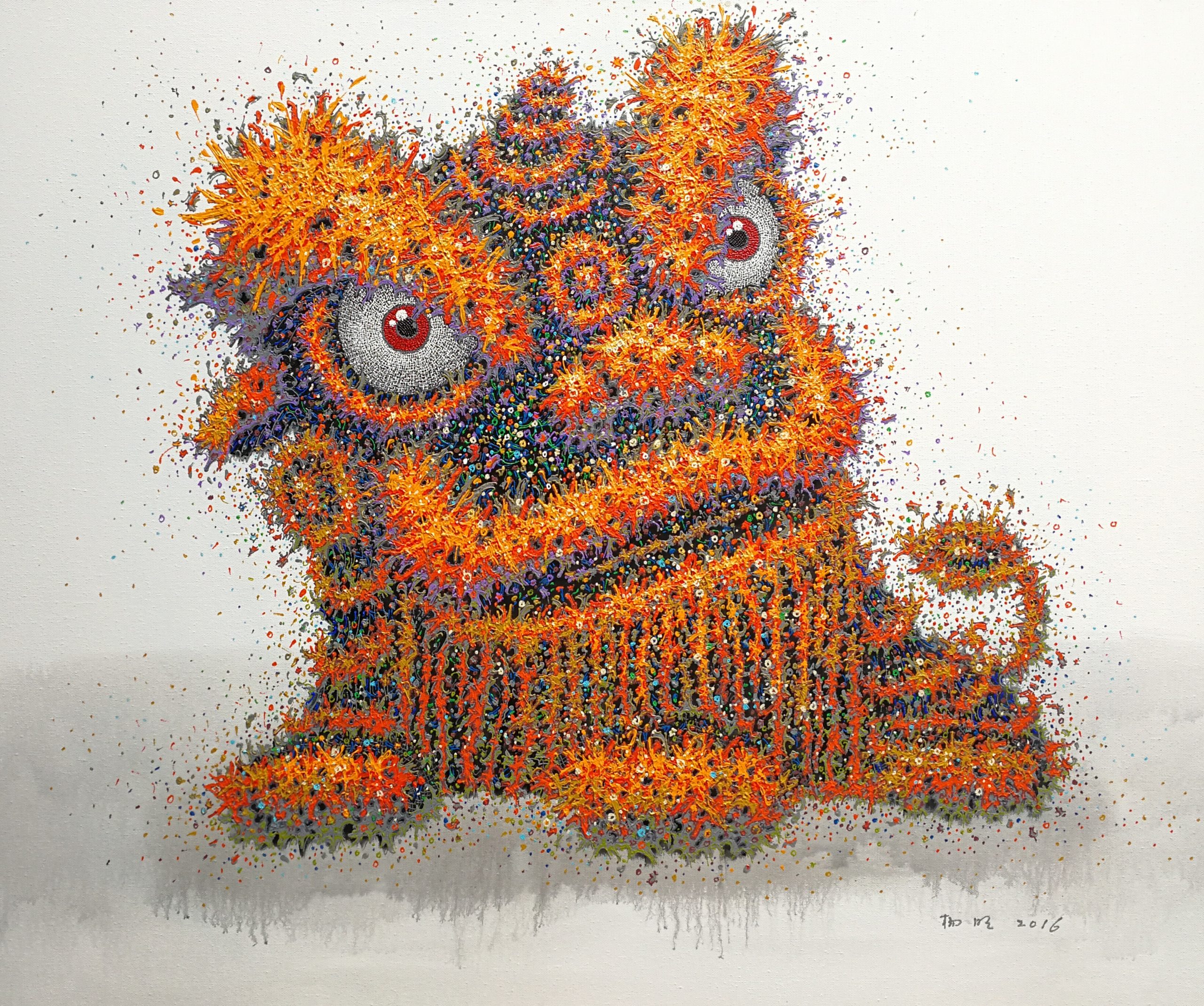 ARTitude product "Happy Lion 10 - Looking Back" by artist Yang Ming.