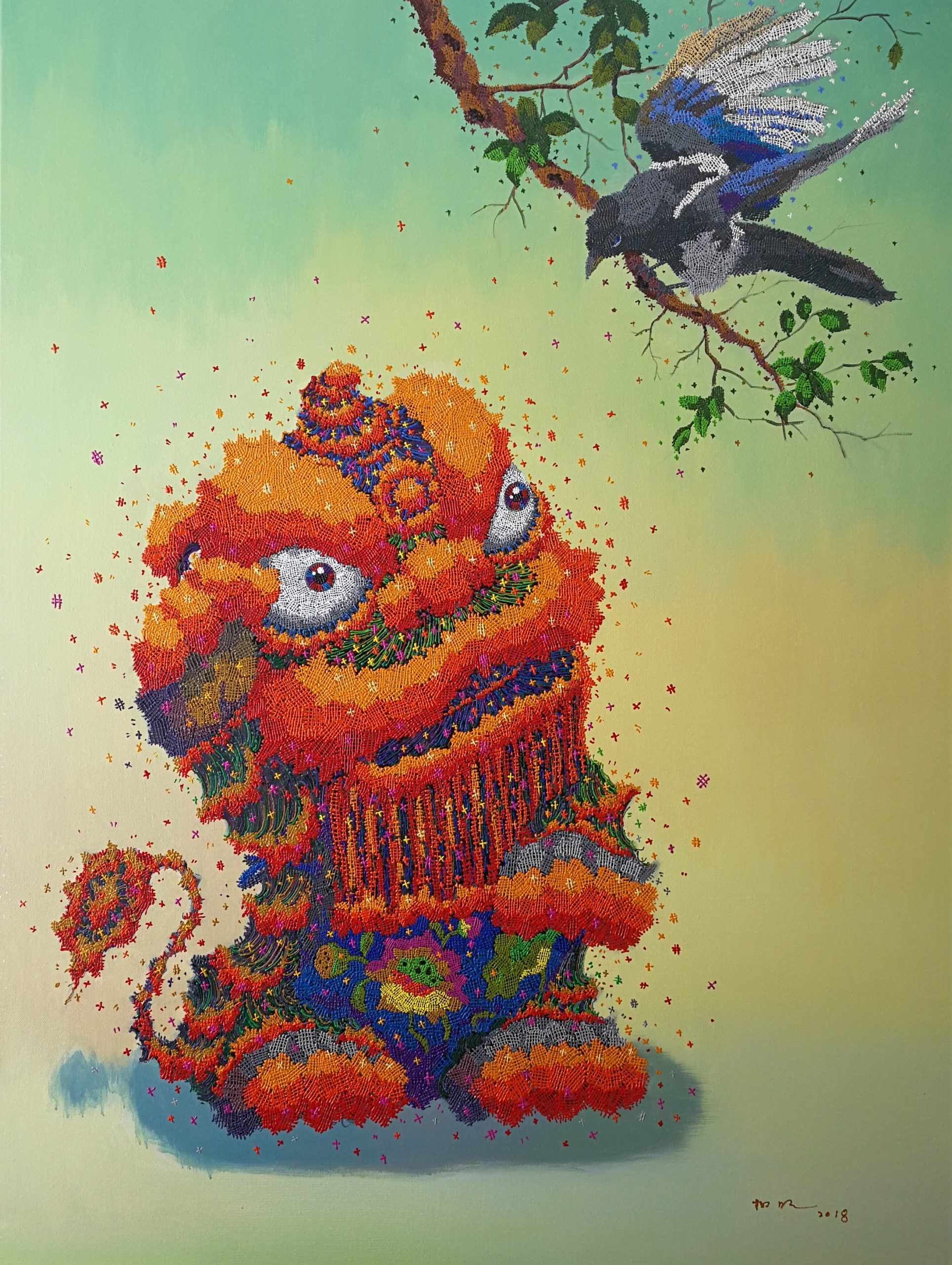 ARTitude product "Happy Lion 17 -Additional Happiness" by artist Yang Ming.